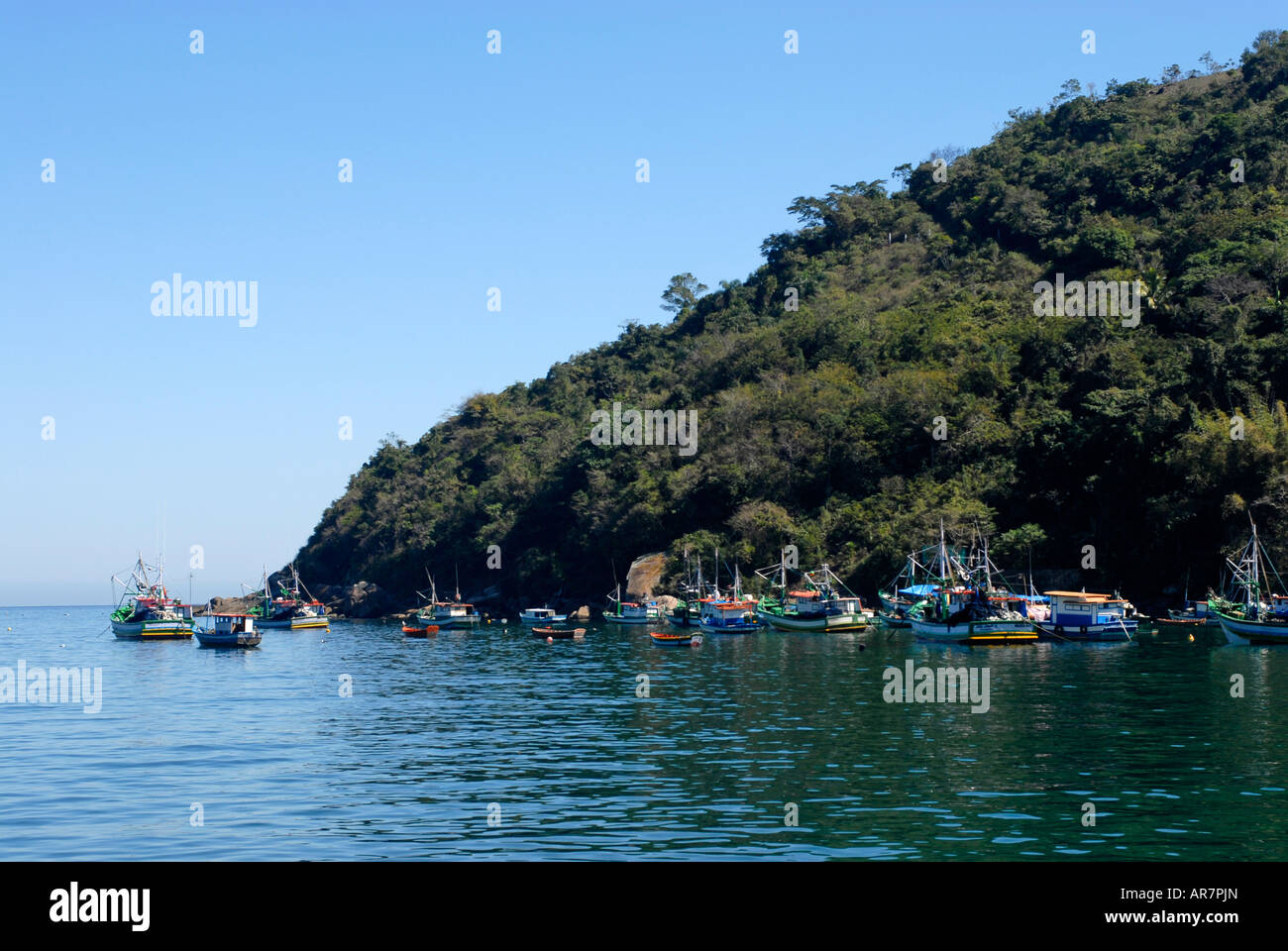 bay of Angra Brazil Stock Photo Alamy