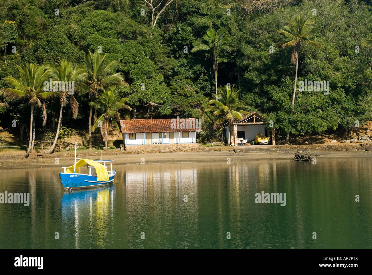 bay of Angra Brazil , Paraty Stock Photo Alamy