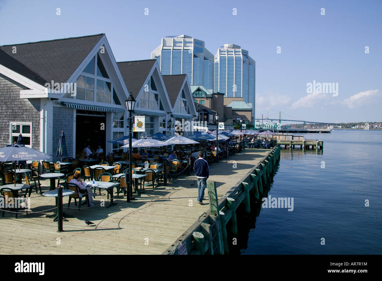 The waterfront Halifax Nova Scotia Stock Photo