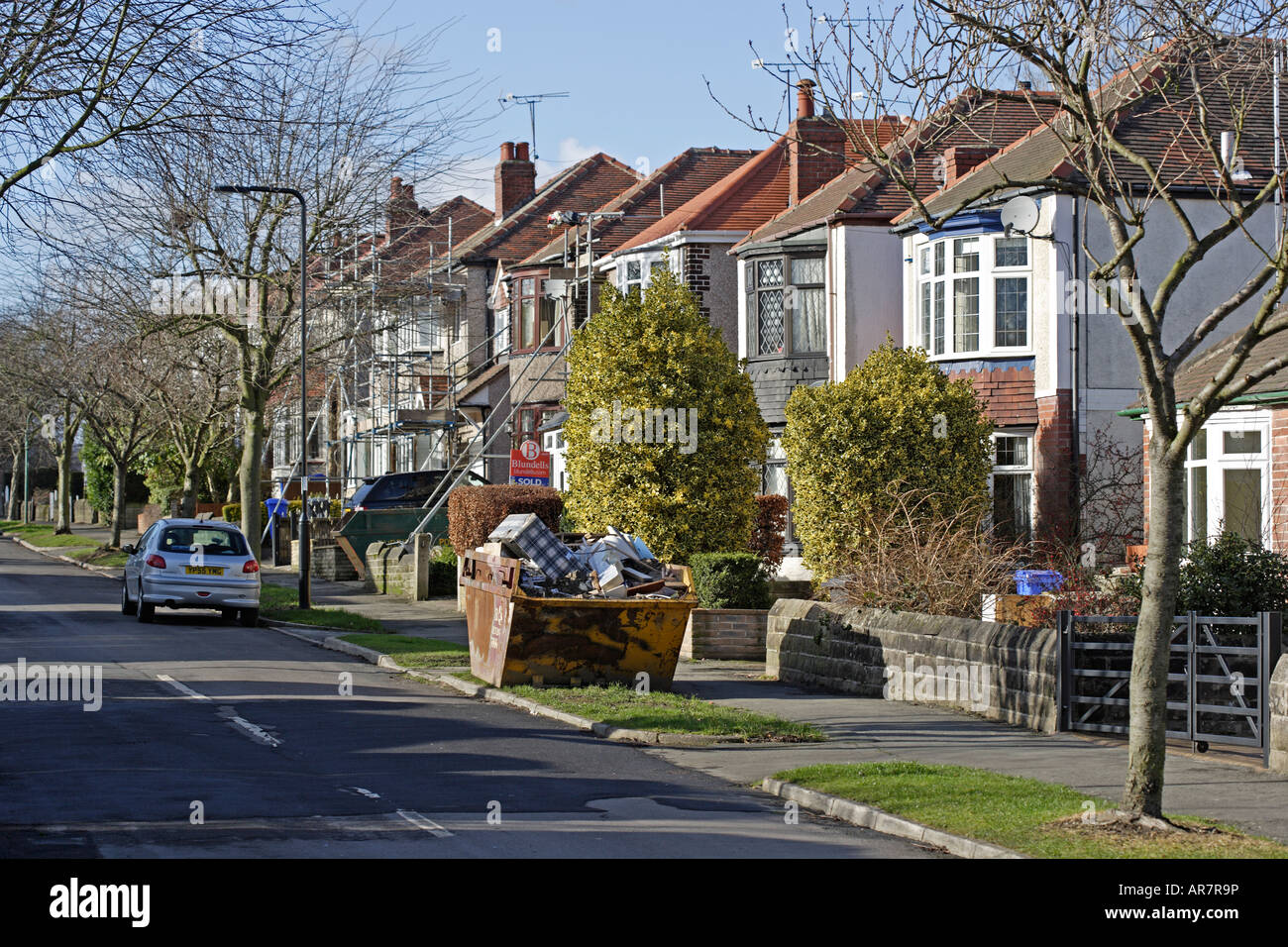 UK Houses Stock Photo