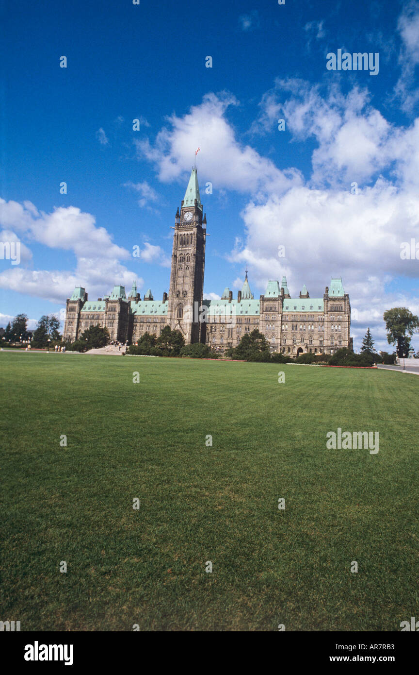 Canada, Ottawa. The House of Parliament. A copy of the British House of Commons with 308 members. Stock Photo