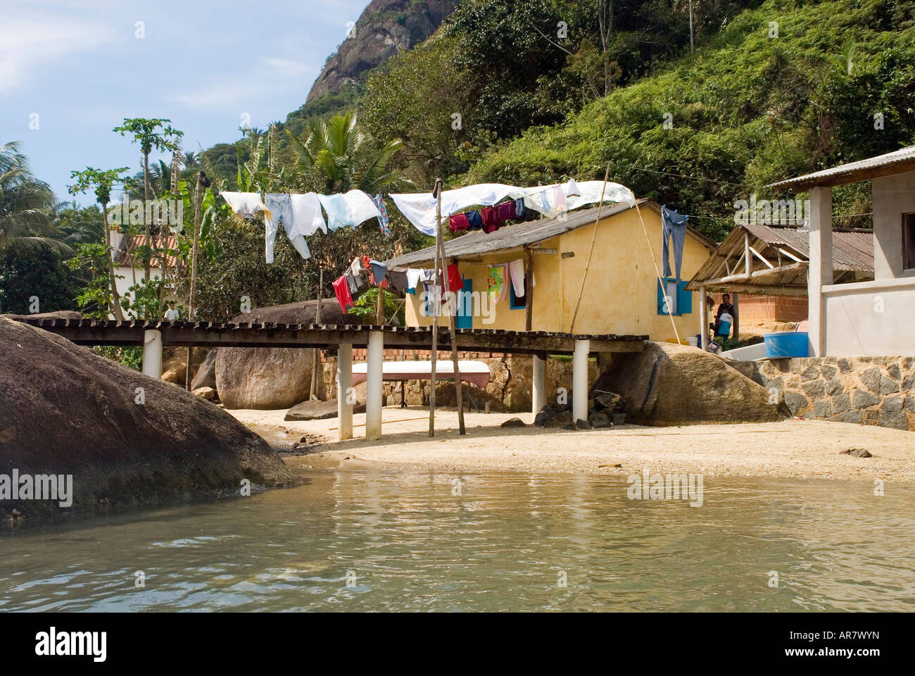 Bay of Angra Brazil Cruzeiro Stock Photo Alamy