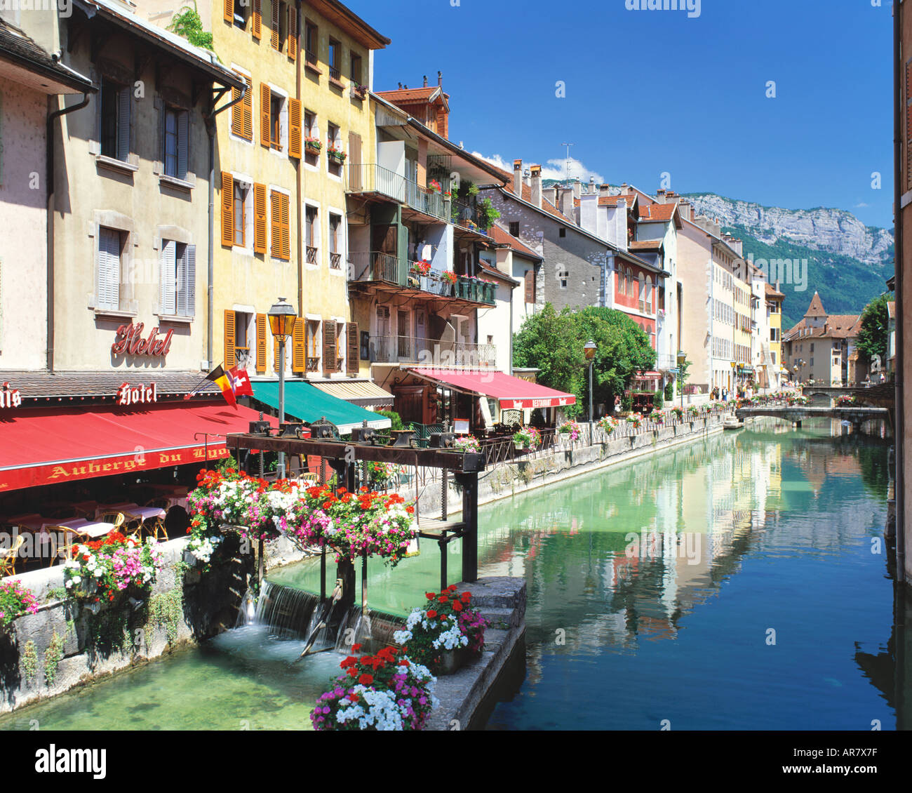 FRANCE RHONE ALPES ANNECY QUAI DE L EVECHE Stock Photo - Alamy