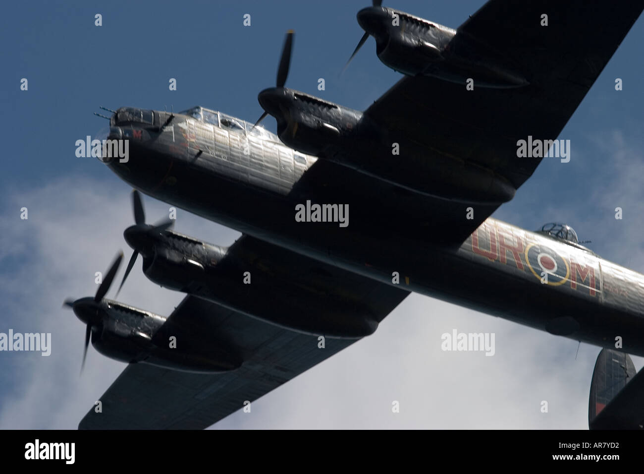 Battle of Britain Memorial Flight Avro Lancaster Bomber Stock Photo
