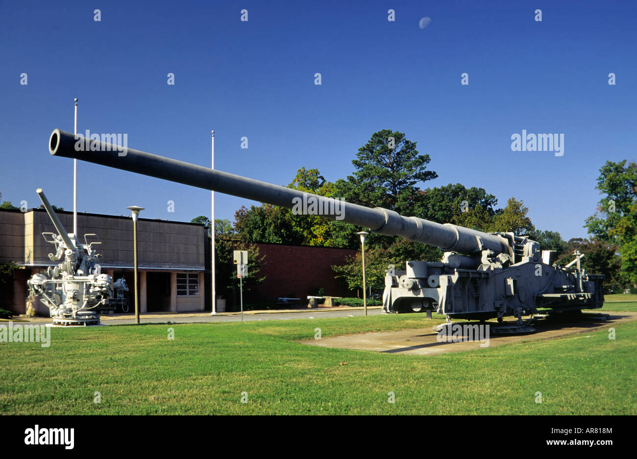 240mm T1 Gun Virginia War Museum Newport News Virginia USA Stock Photo