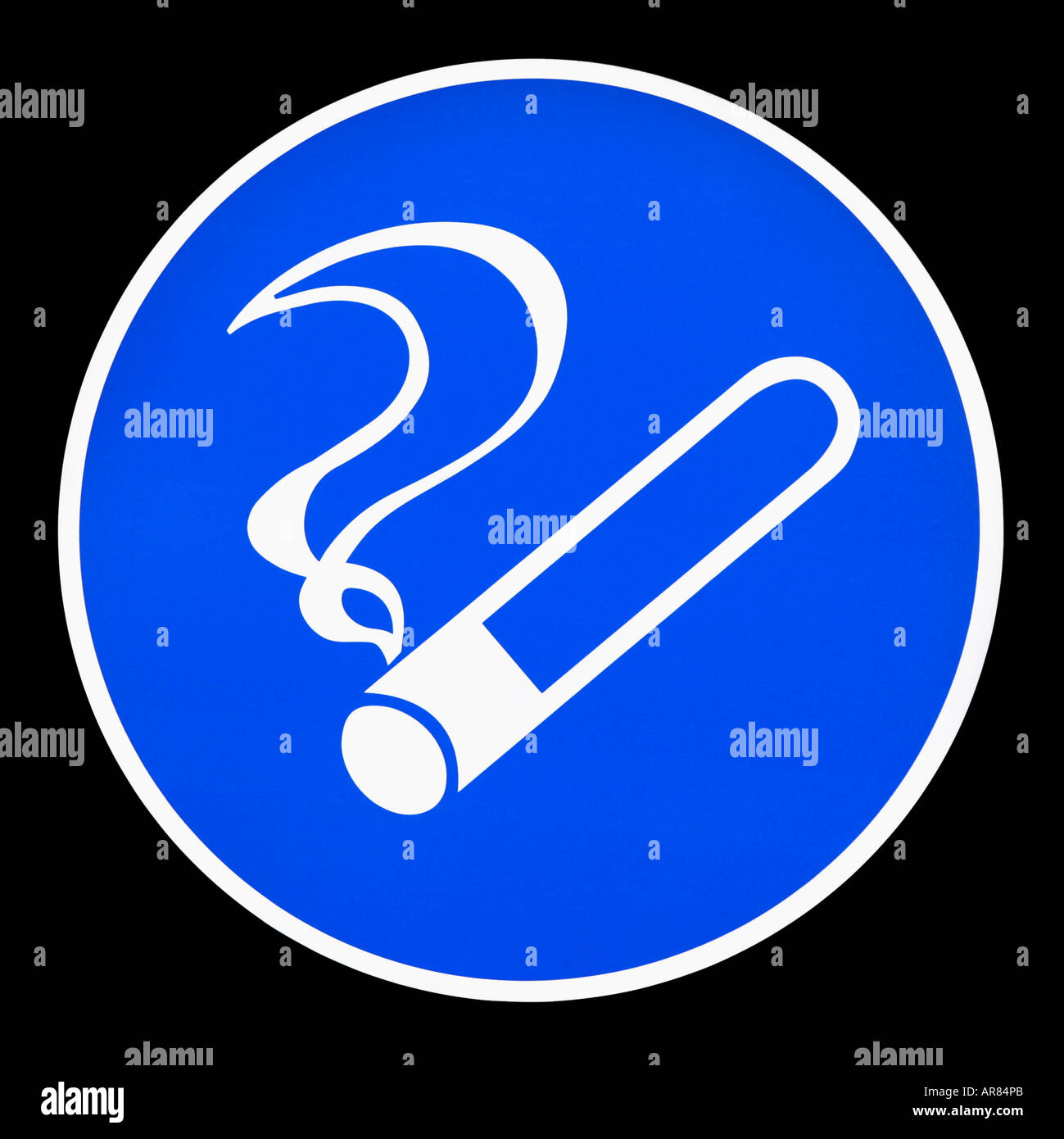 A public smoking allowed sign Stock Photo Alamy