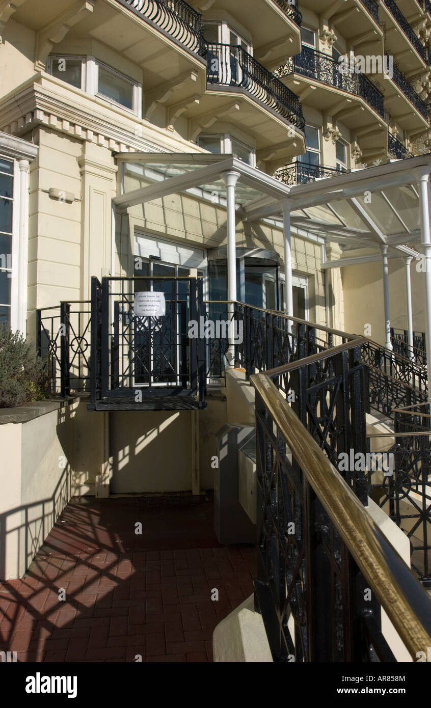 Wheelchair access at The Grand Hotel, Brighton, Sussex, England Stock