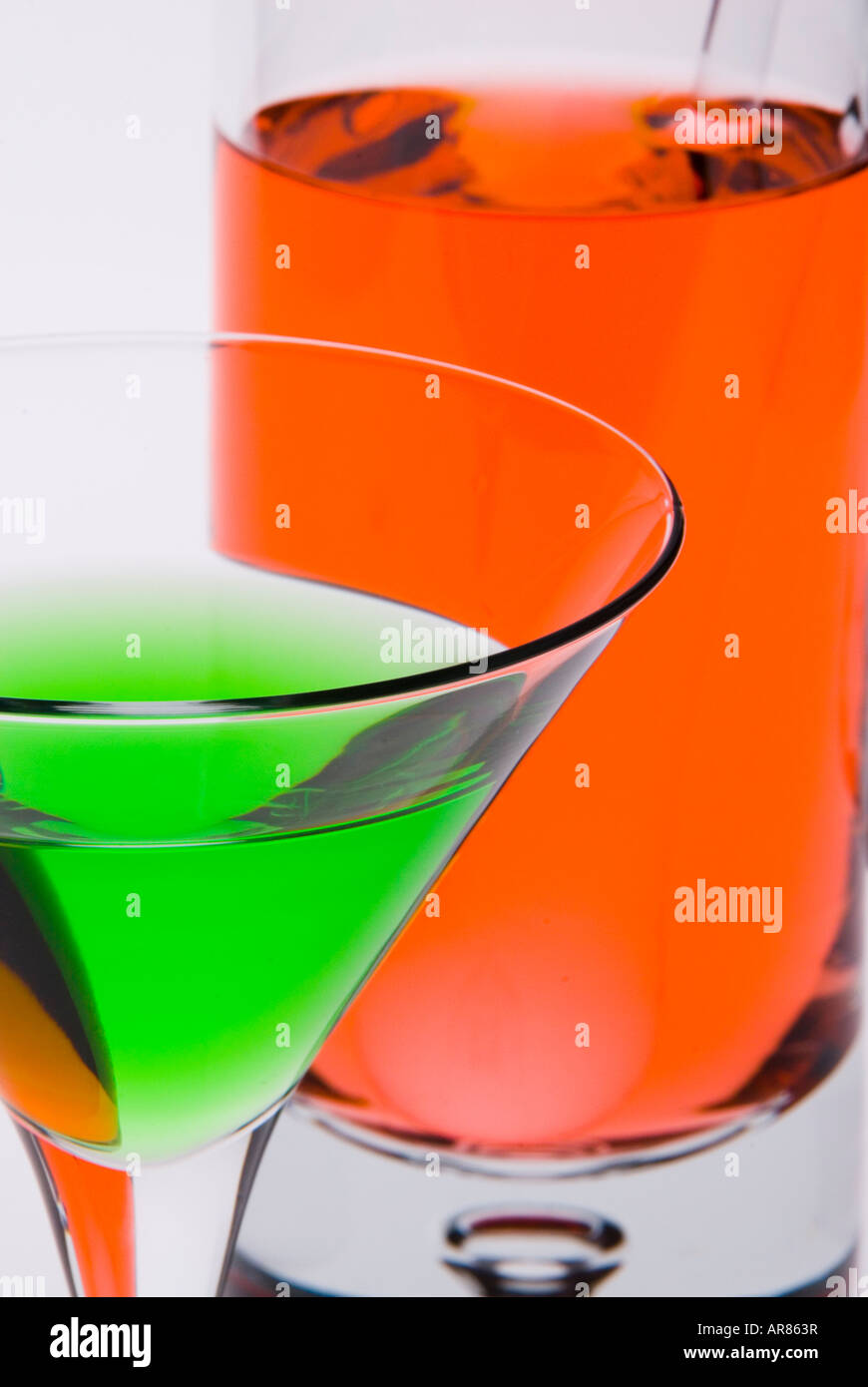 jug and glass martini Stock Photo Alamy