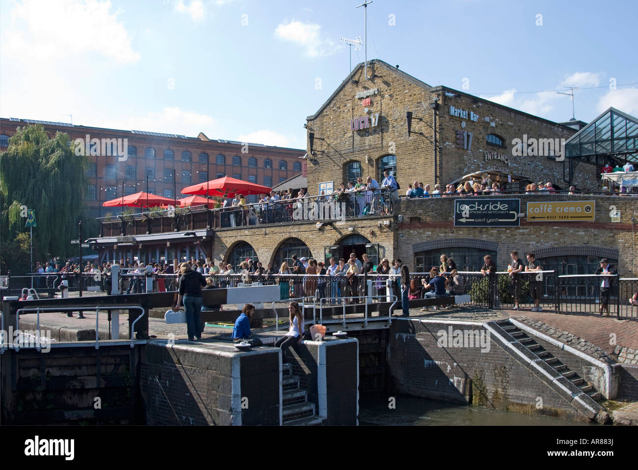 Camden Lock London Stock Photo Alamy
