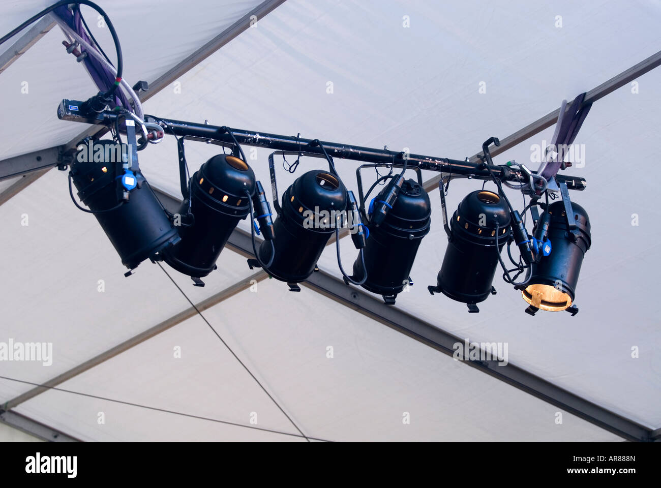 stage lighting setup Stock Photo - Alamy