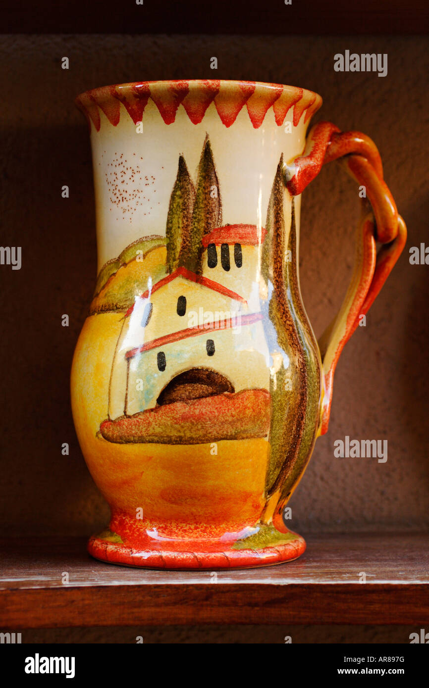 Tuscany italy ceramic painted pottery hires stock photography and