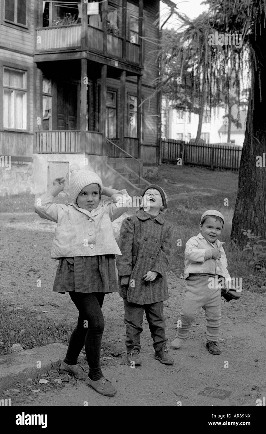 Children 1963 Stock Photo