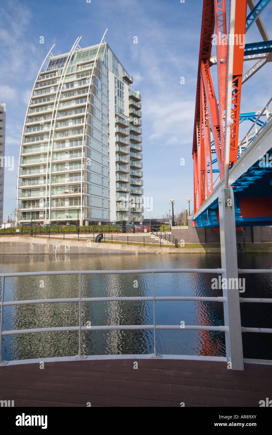 NV Building Salford Quays Stock Photo Alamy