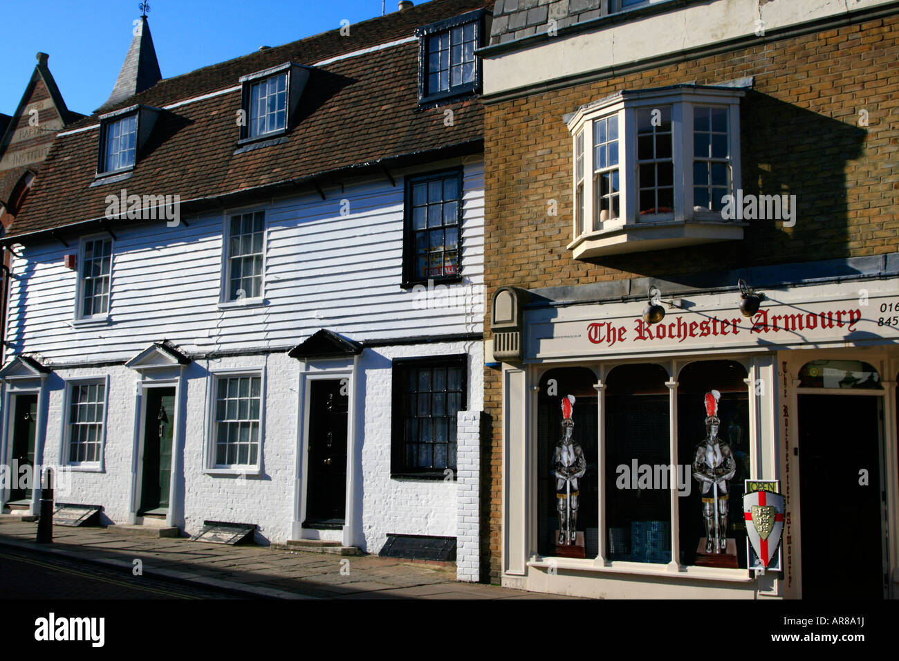 Rochester town centre buildings medway county of kent england uk gb Stock  Photo - Alamy