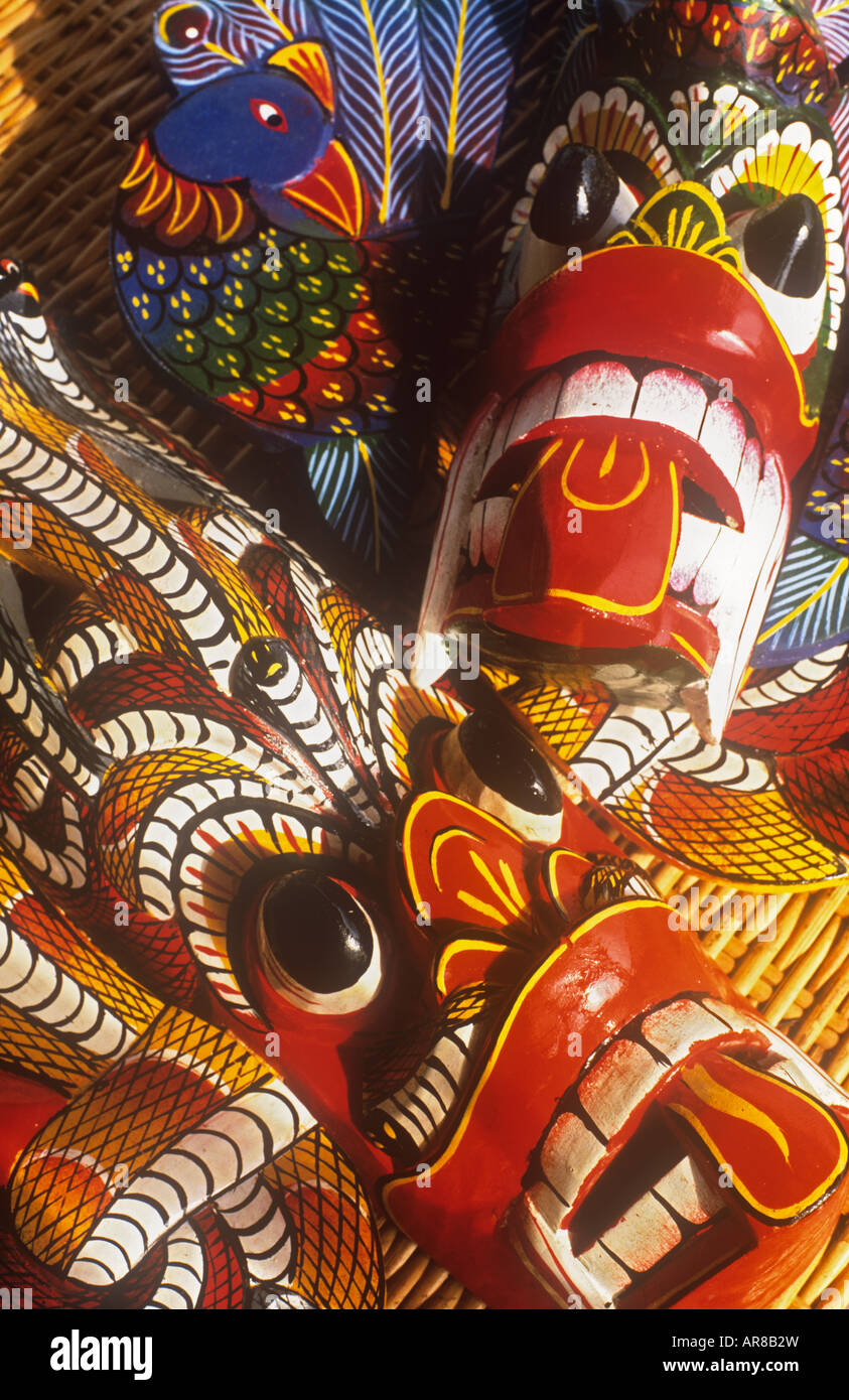 Sri Lanka Ambalangoda Devil Masks Stock Photo - Alamy