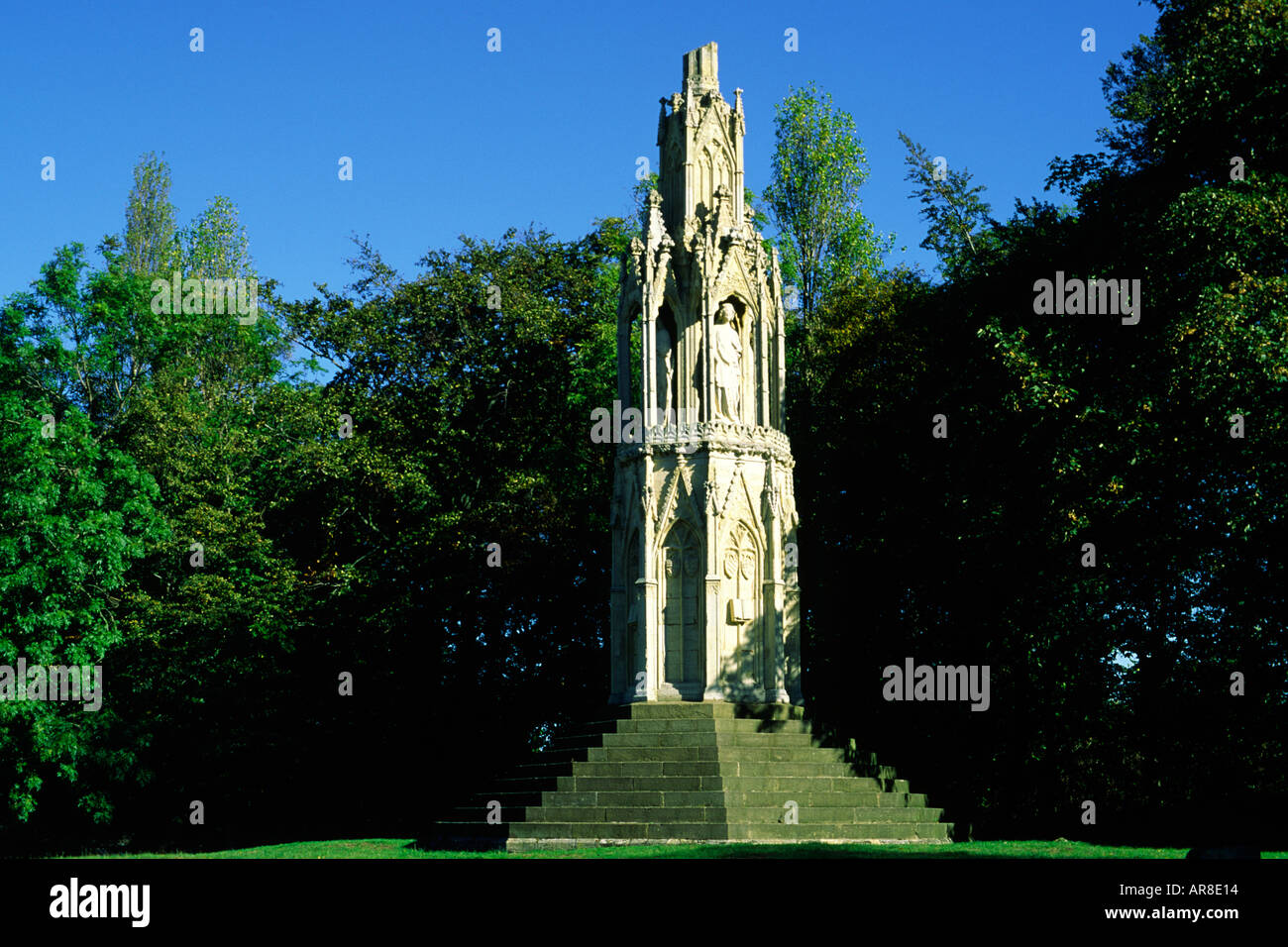 Queen Eleanor Cross Northampton England Stock Photo