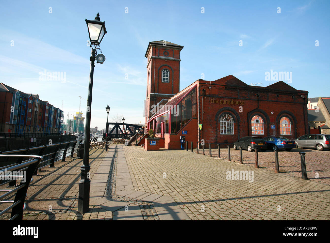 The old Pump House restored and converted into new restaurant and bar