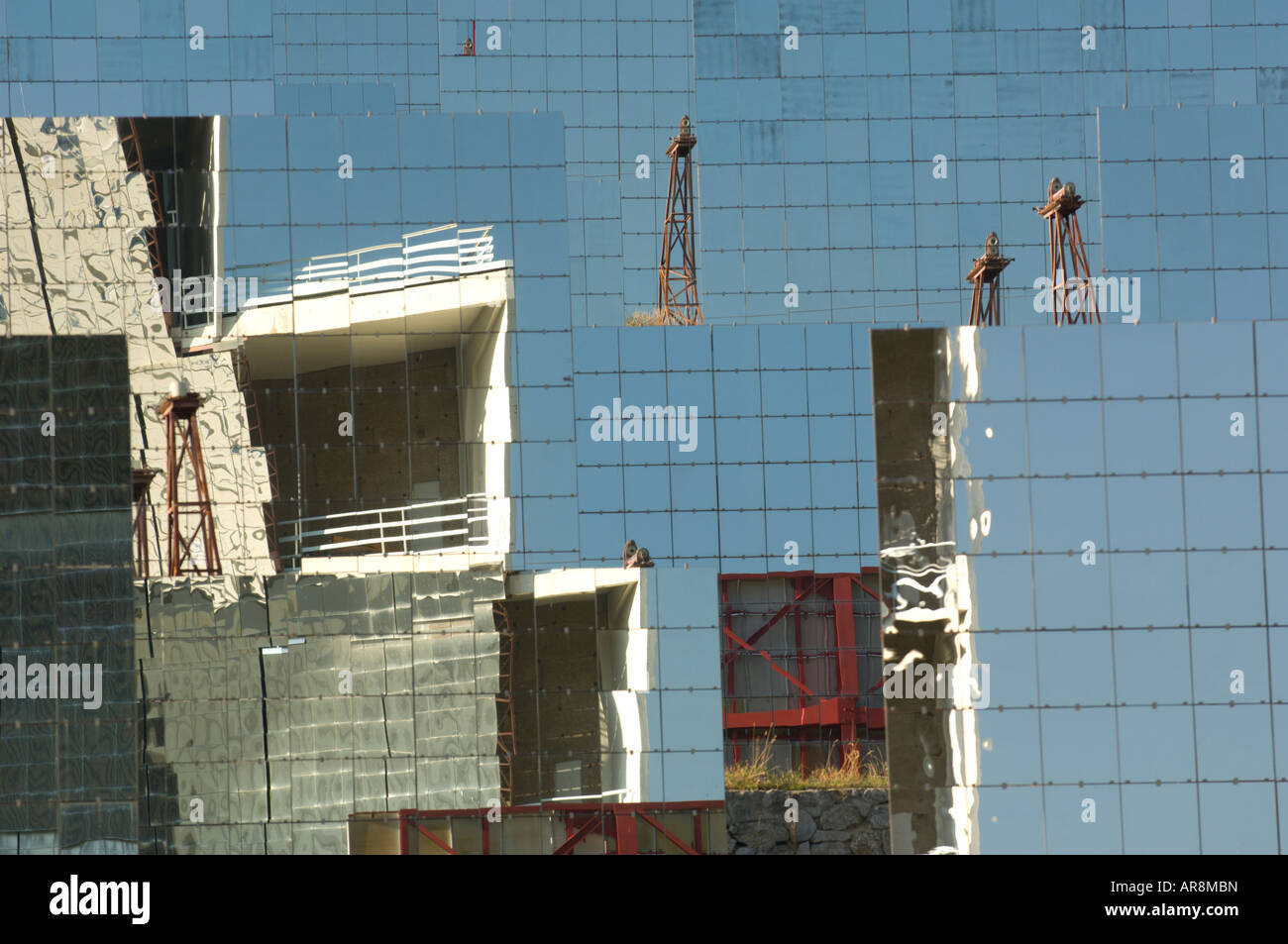 Odeillo Font Romeu experimental solar furnace, France Stock Photo - Alamy