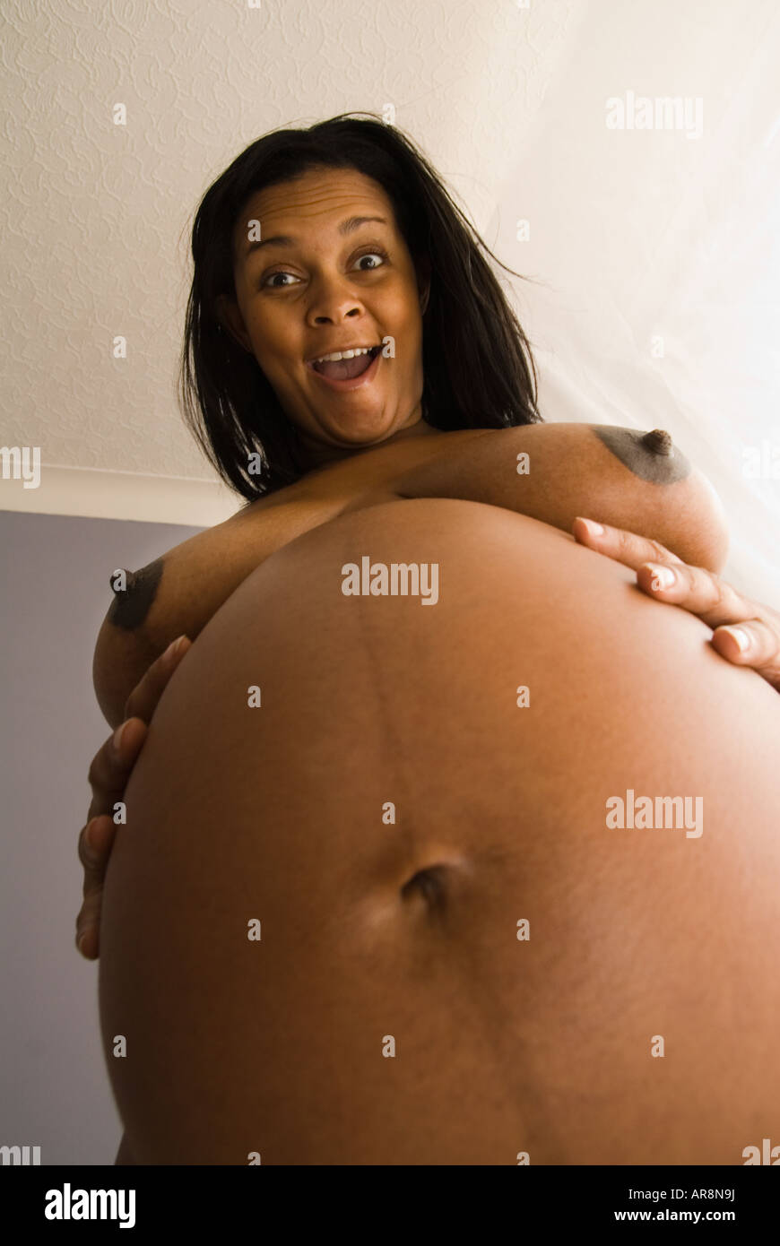 Naked Black Pregnant Girl