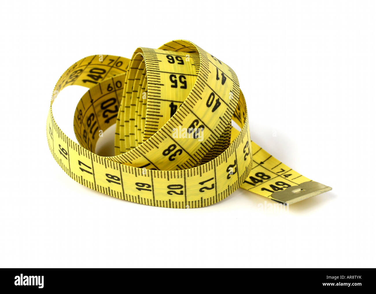 Yellow measuring tape Stock Photo Alamy