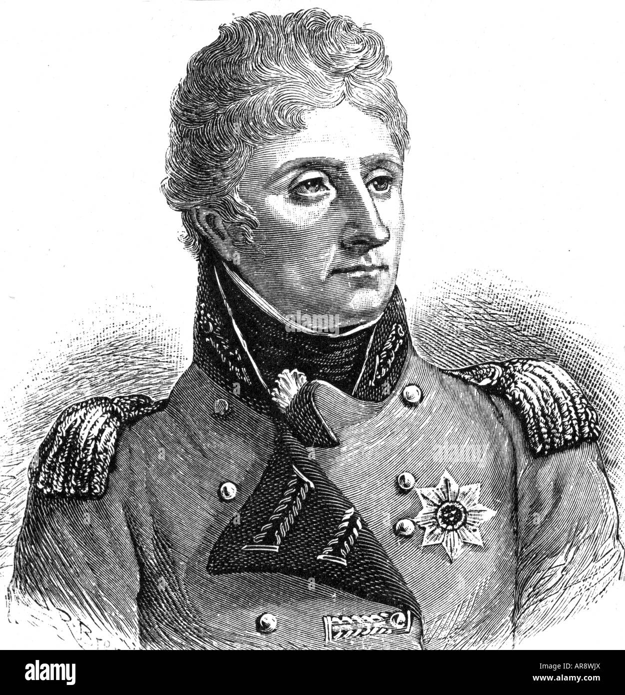 Moore, John, 13.11.1761 - 16.1.1809, British General, portrait, engraving, 19th century, Stock Photo