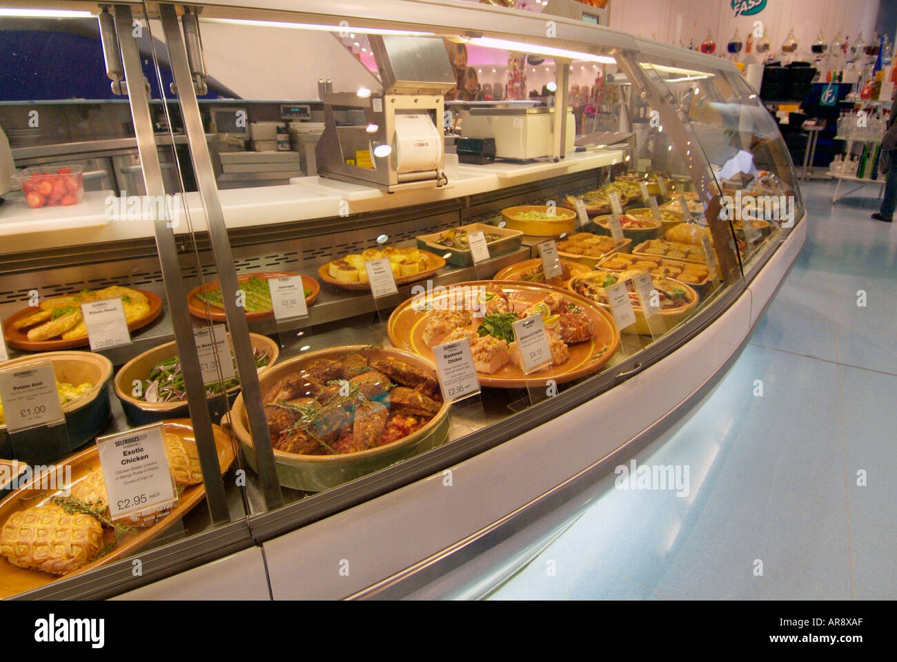selfridges food hall manchester uk united kingdom england europe gb stock photo alamy