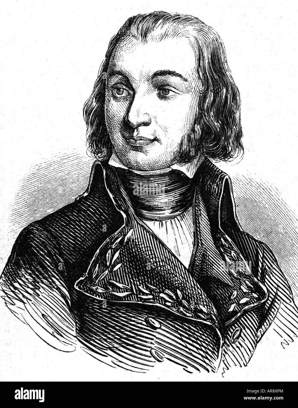 Jourdan, Jean-Baptiste, 29.4.1762 - 12.11.1833, French General, portrait, wood engraving, 19th century, , Stock Photo
