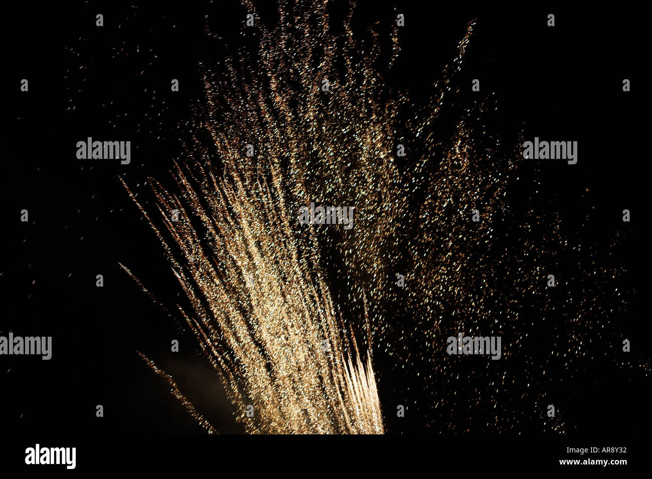 Fireworks 5th November Guy Fawkes Bonfire night UK Stock Photo