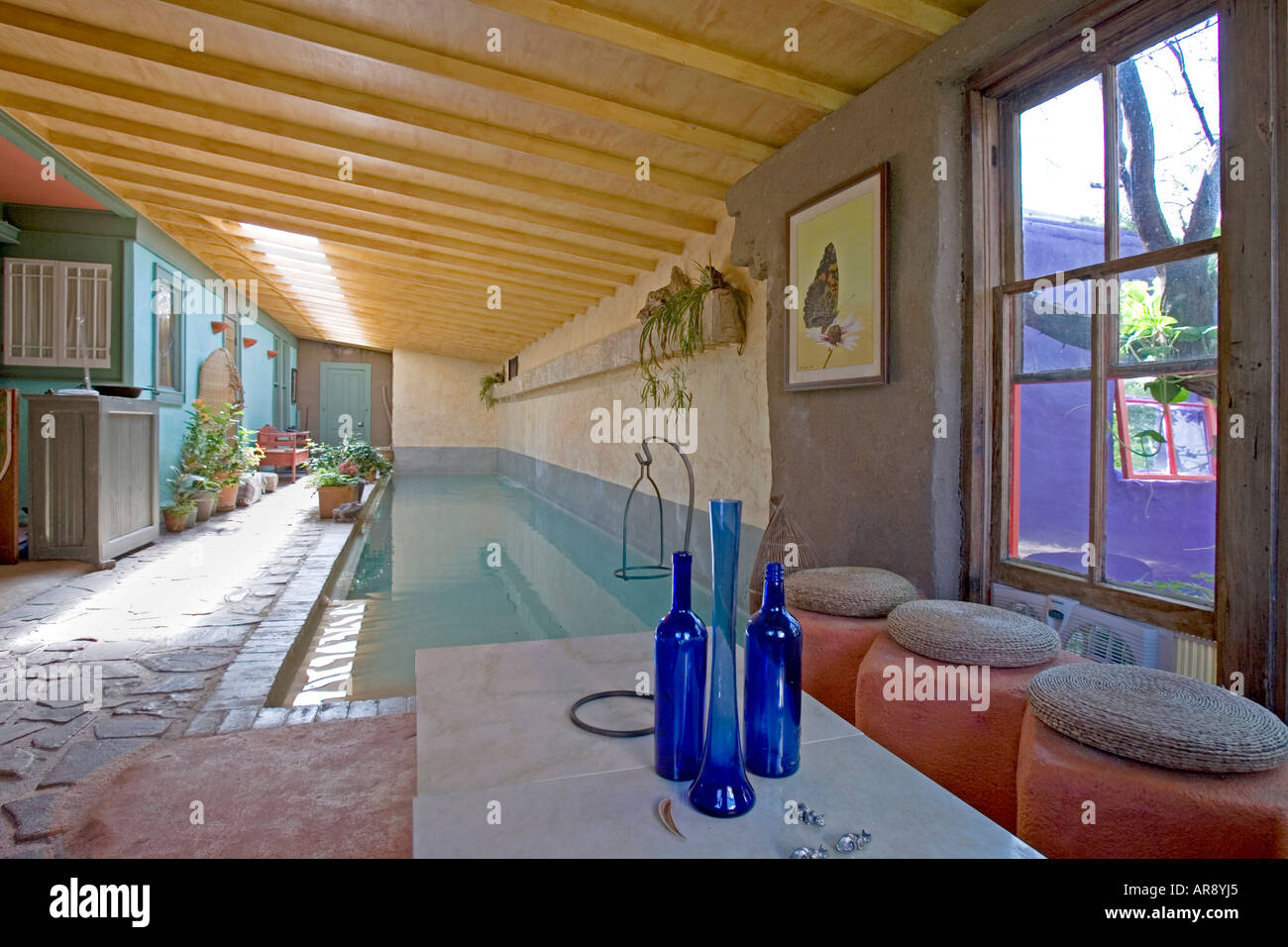 Papercrete buildings at Eve s Garden bed and breakfast in Marathon