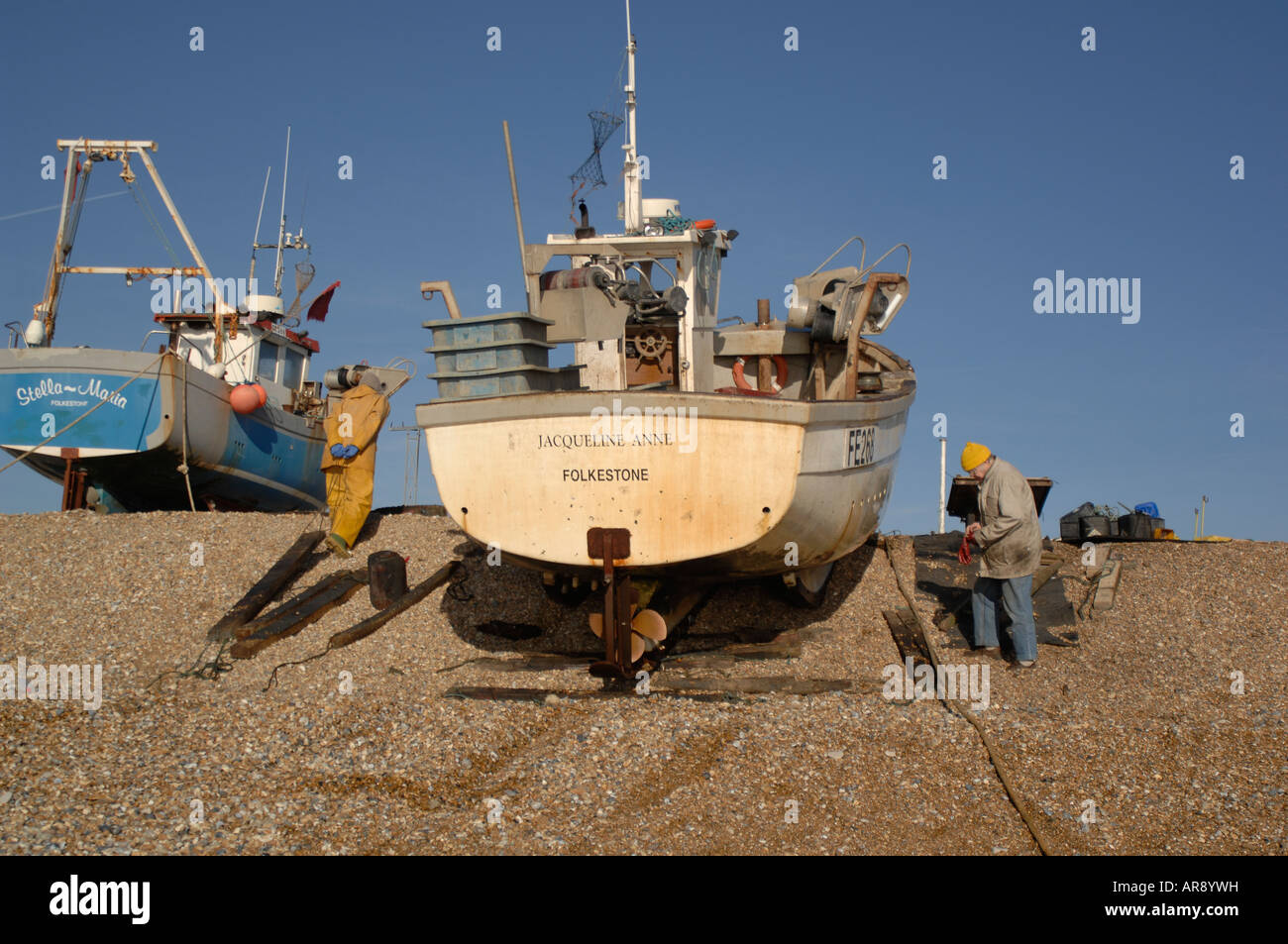 Fishing boat, Hythe, Kent, England Stock Photo Alamy
