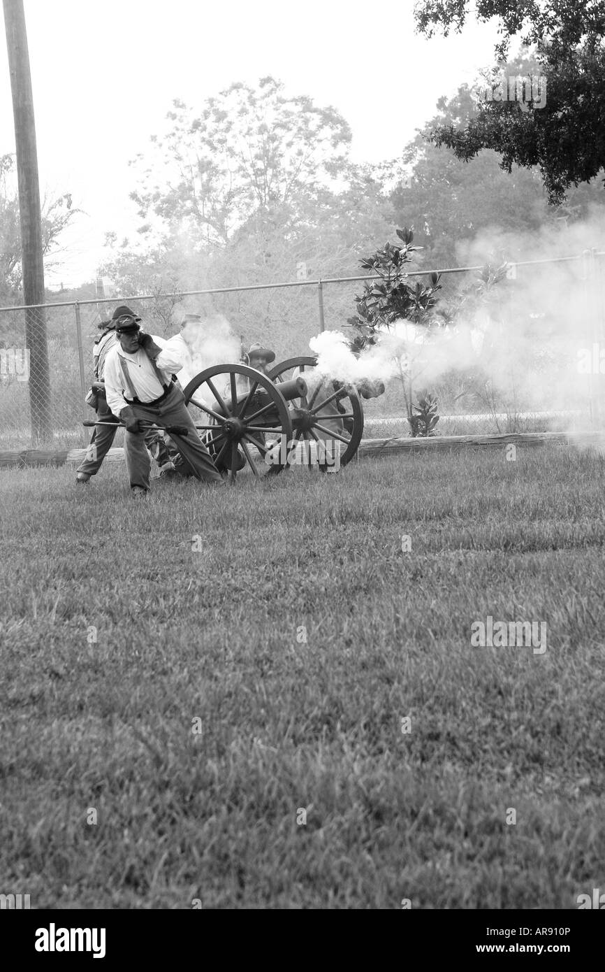 U S Civil War Reenactment Stock Photo