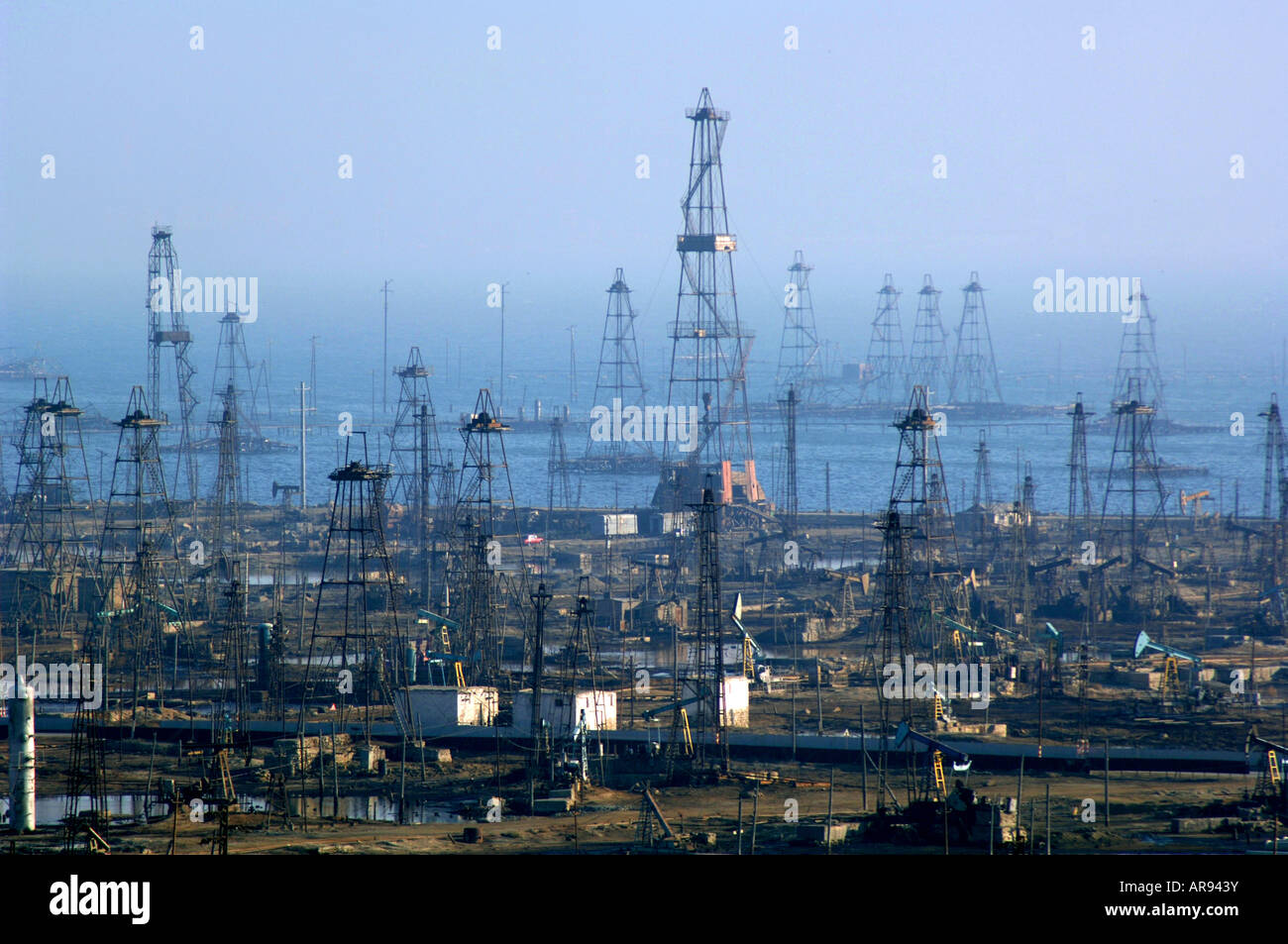 Baku Oil Fields Map