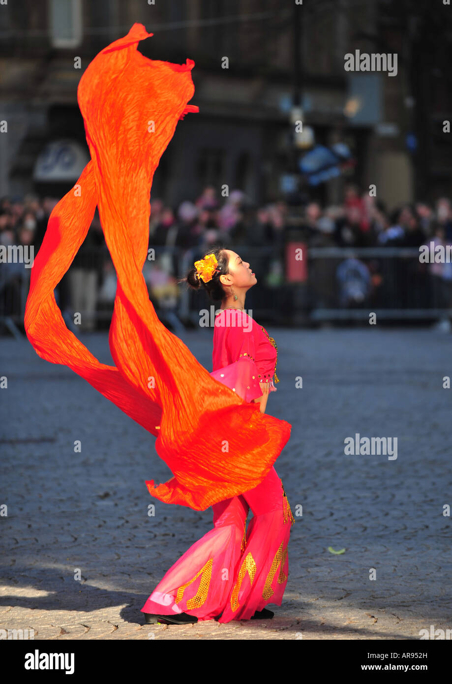 Ribbon Dancer 02, Chinese New Year Stock Photo Alamy