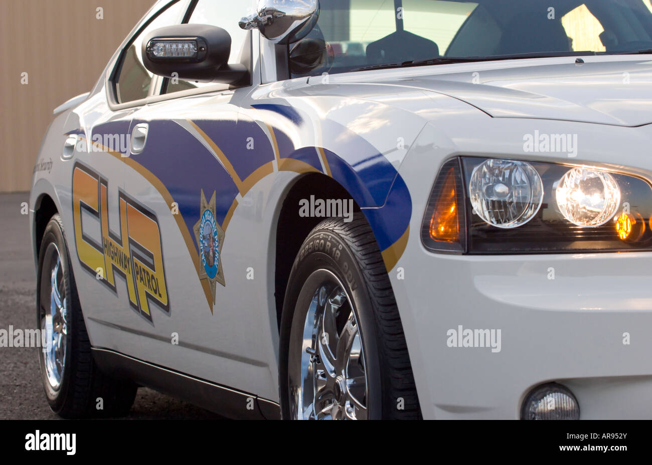 special california highway patrol car Stock Photo