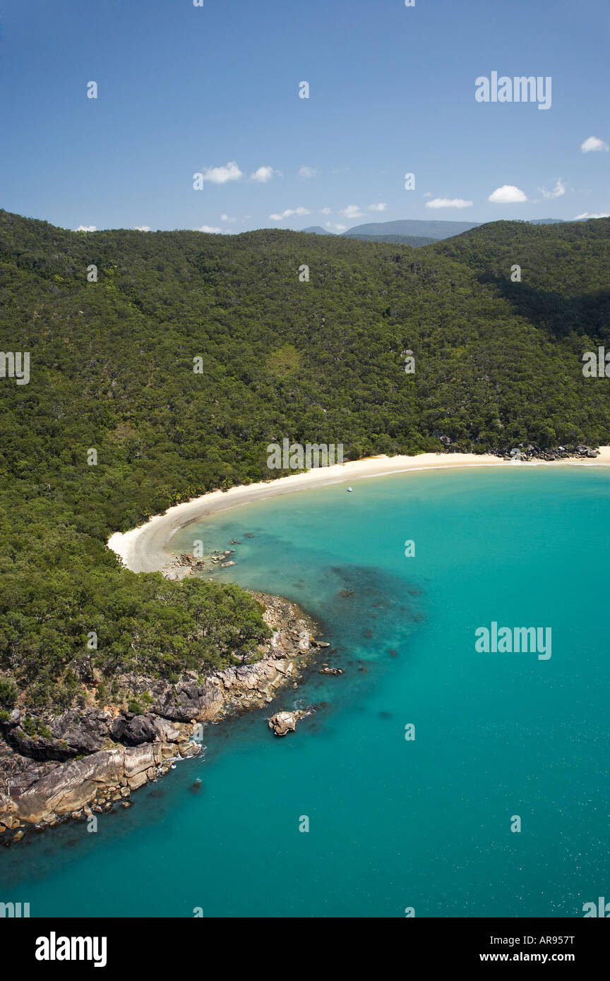 Turtle Bay near Cairns North Queensland Australia aerial Stock Photo