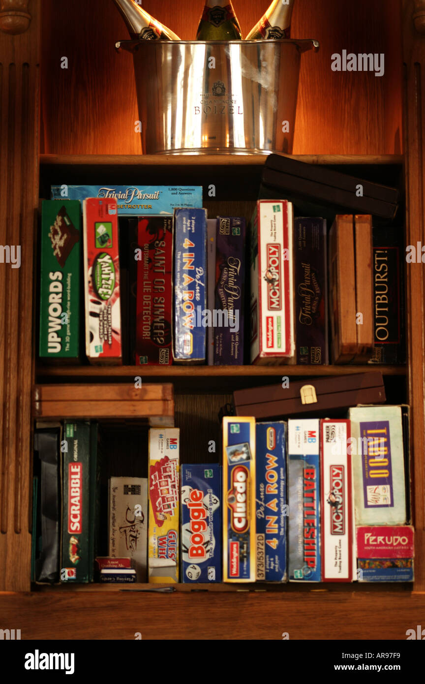 Board Games in a pub Stock Photo Alamy