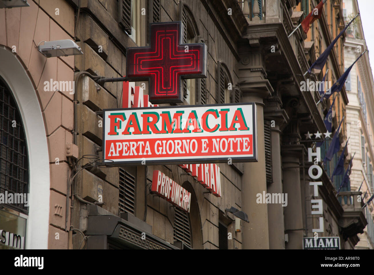 Pharmacy sign rome italy europe hires stock photography and images Alamy
