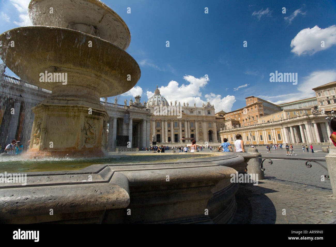 Saint Peter s Square Rome Italy Stock Photo