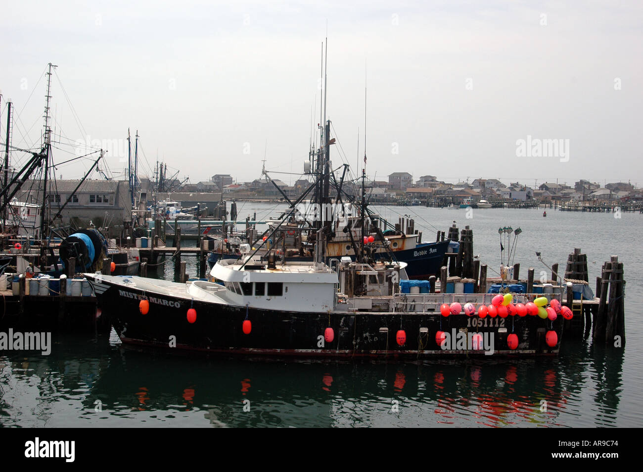 Point Judith fishing boats USA RI Stock Photo - Alamy