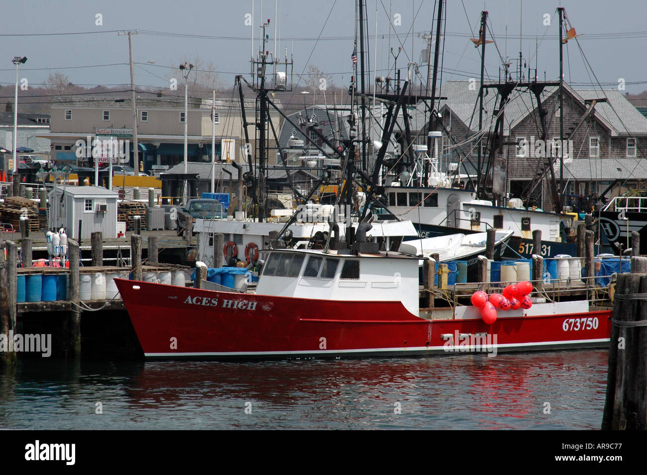 Point Judith fishing boats USA RI Stock Photo Alamy