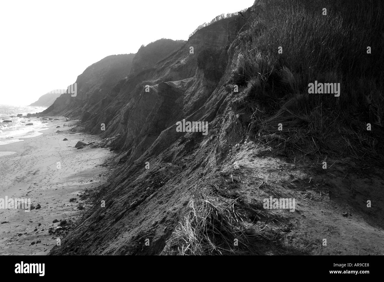 Block island rhode island beach Black and White Stock Photos & Images Alamy