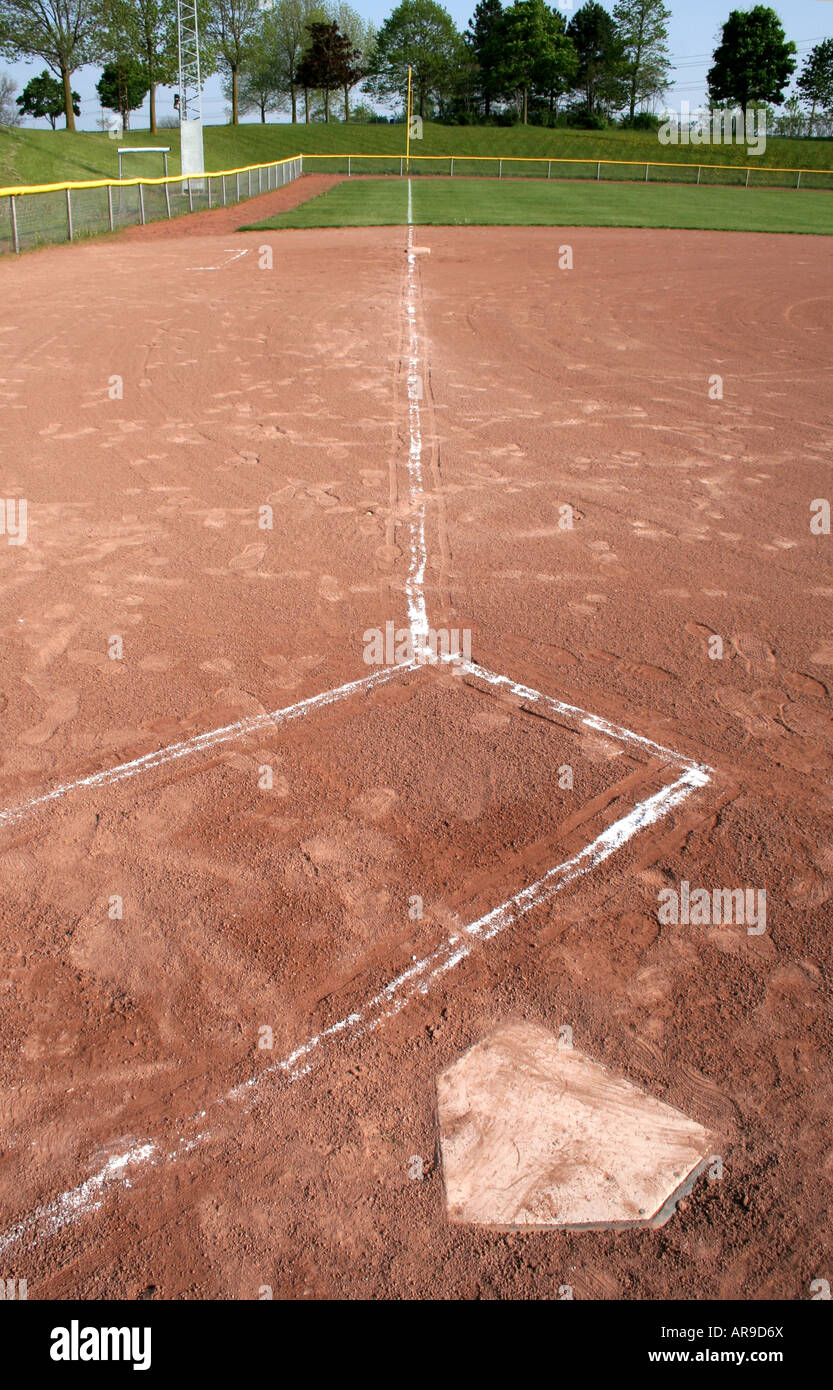 Left Field Line Stock Photo Alamy