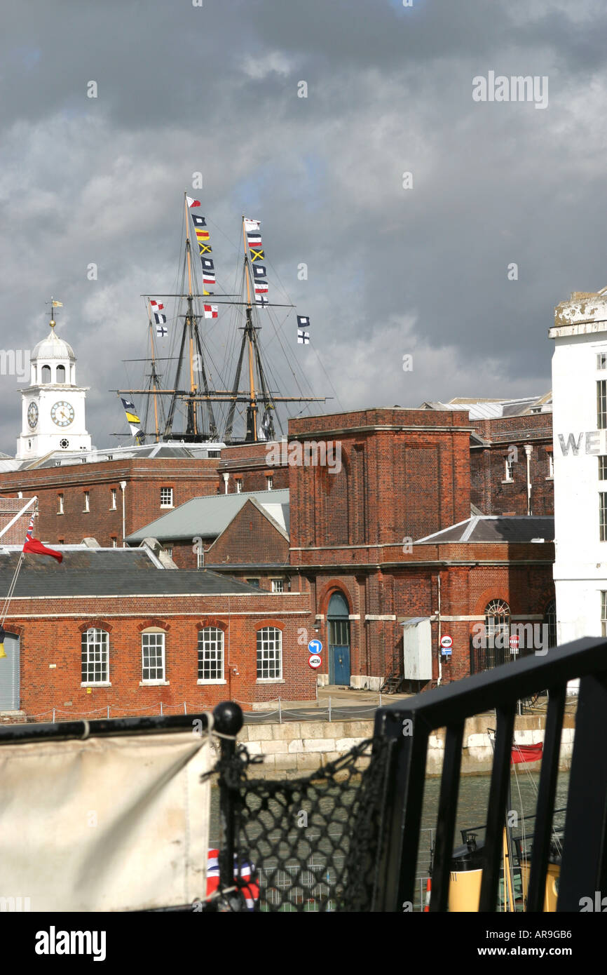 Portsmouth Trafalgar Day 21st October 2005 Stock Photo Alamy