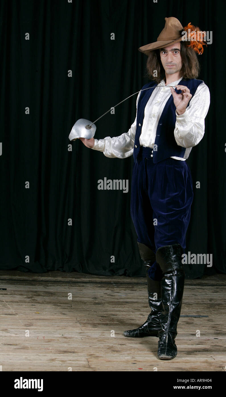 actor comedian comedy a feathered hat color colour costume knight