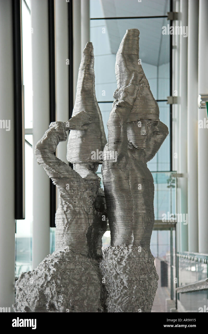 Interior Sculpture Art Centre Newport South East Wales Stock Photo Alamy