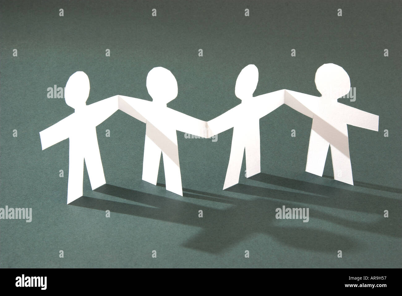 Paper Men Craft The Arts Wales Stock Photo - Alamy