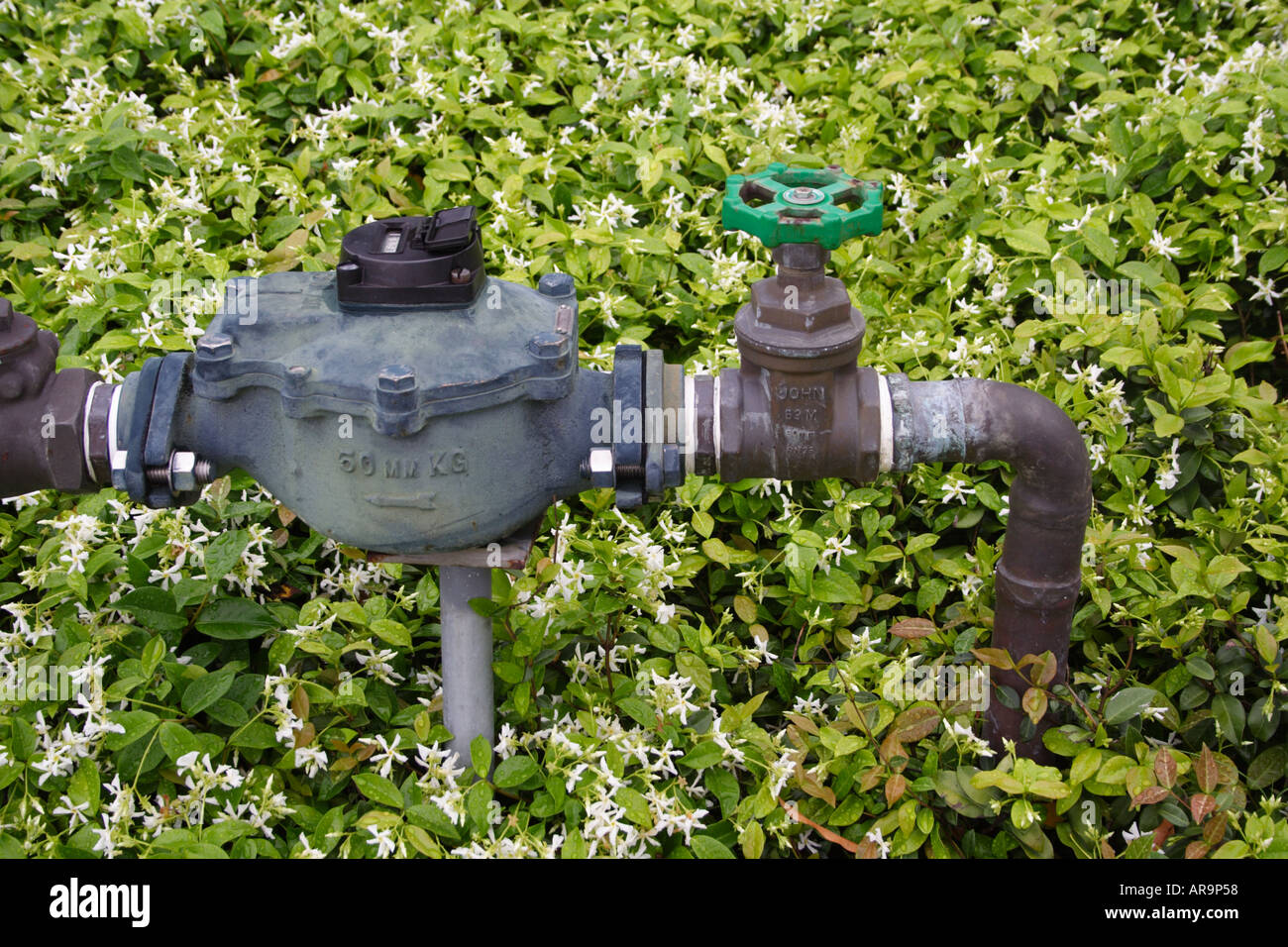 WATER METER AND TAP Stock Photo - Alamy