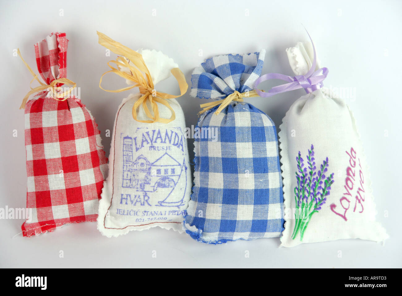 Scented bags of lavender Stock Photo Alamy