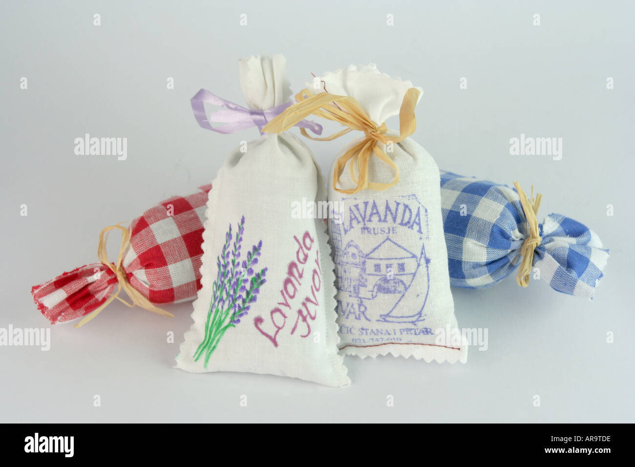Scented bags of lavender Stock Photo Alamy