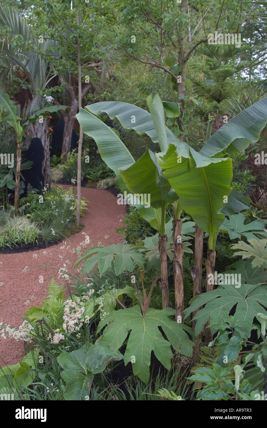 The Gorilla's Jungle Garden at Chelsea Flower Show 2006 Stock Photo